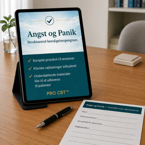 Håndtering af angst | Struktureret opbygning af sessioner