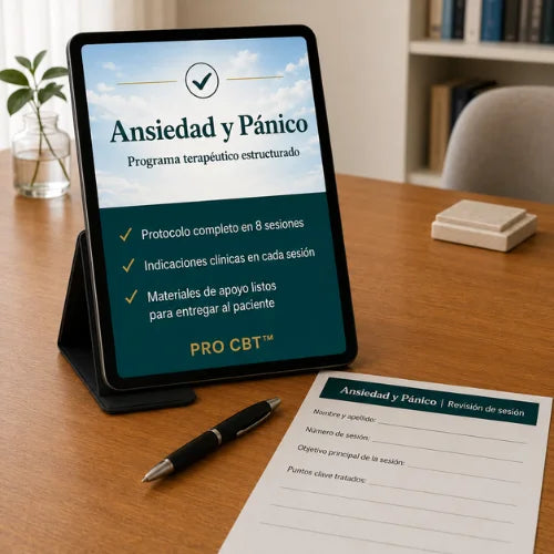 Trabajo con la Ansiedad | Desarrollo Estructurado de la Sesión