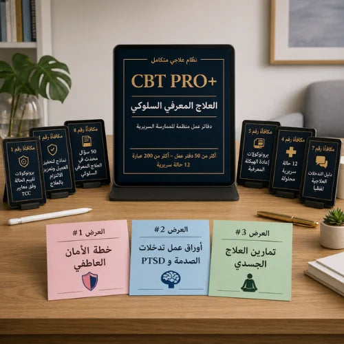 CBT PRO+™ – بروتوكولات جلسات منظّمة للممارسين