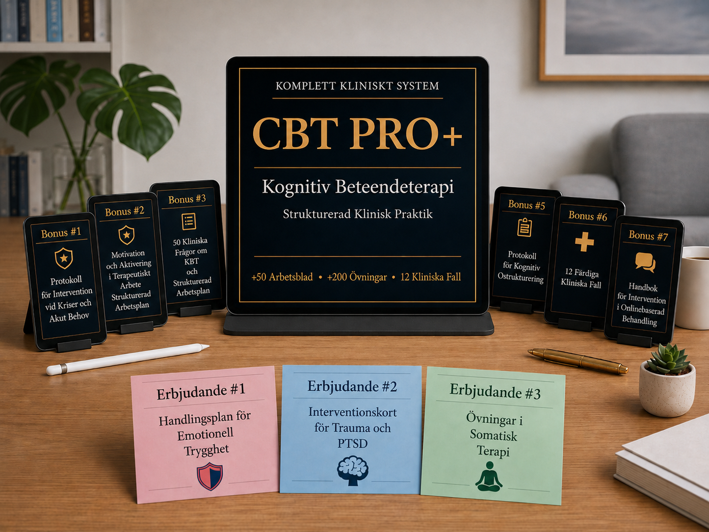 CBT PRO+ – Strukturerade sessionsprotokoll för yrkesverksamma | SV