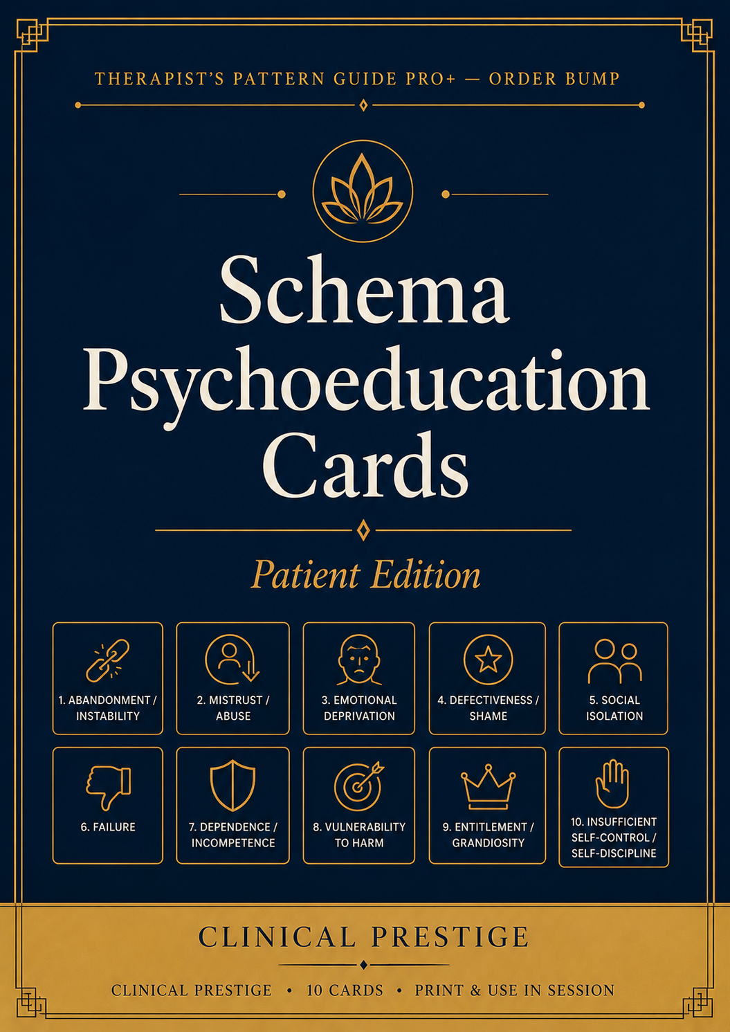 Schema Psychoeducation Cards — Patient Edition