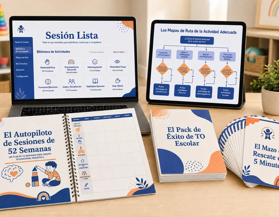 Session Ready™ — El sistema de actividades de terapia ocupacional pediátrica