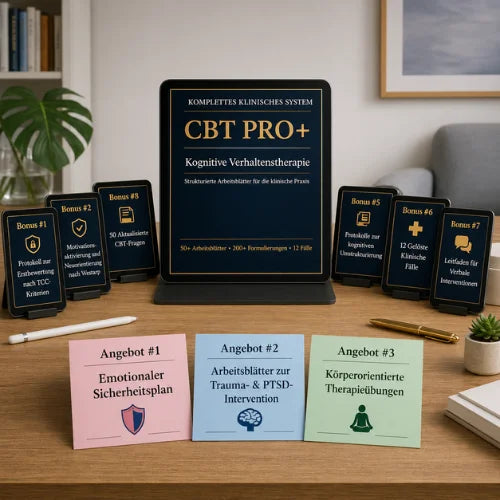 CBT PRO+™ – Strukturierte Sitzungsprotokolle für Fachkräfte