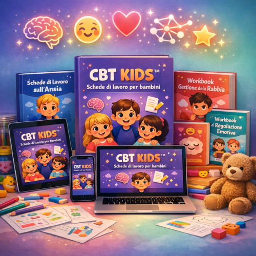 CBT KIDS™ – Schede di lavoro per bambini Pack Full