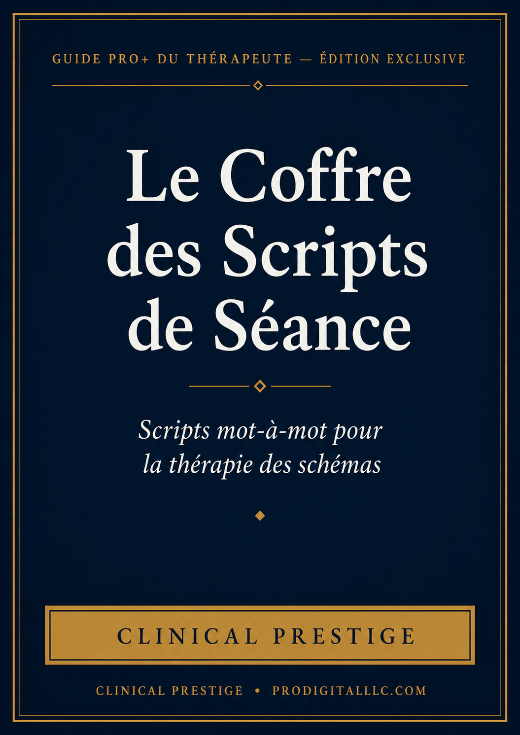 Le coffre des scripts de séance — Scripts mot à mot pour la thérapie des schémas