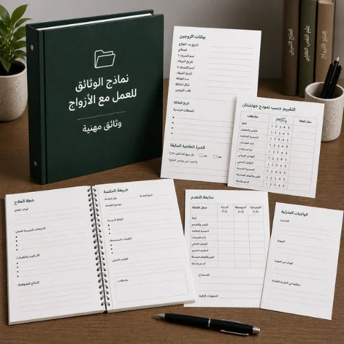قوالب مستندات للعمل مع الأزواج